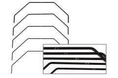 (AE92459 B7 sada předních stabilizátorů