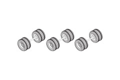 (TB-760240) Turbo Racing set zadních kol přívěsu C50 (3ks)