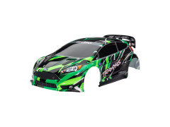 (TRA7427-GRN) Traxxas karosérie Ford Fiesta ST Rally VXL zelená