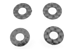 (RDRP0623) Ultra 1:10 Off-Road & 1:12 On-Road uhlíkové podložky, pro 5mm sloupky (4ks)