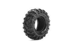 (L-T3368VI) Pneu CR-ROWDY 1.0 s vložkou pro 1:18 a 1:24 crawler (2ks)