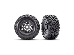 (TRA10272-GRAY) Traxxas kolo 2.2/3.2", disk šedý, pneu Maxx Slash belted (pár)