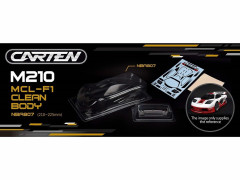 (NBA807) Karoserie Carten MCL-F1 M-Chassis (210mm-225mm)