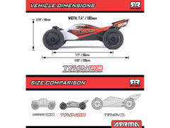 Arrma Typhon Grom 1:18 4WD Smart RTR (červená)
