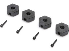 (LOS212050) Losi šestihran kola 12mm, čep se závitem: Mini LMT (4ks)