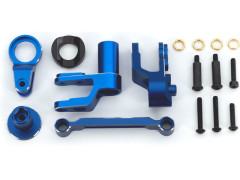 (TRA10246-BLUE) Traxxas mechanika řízení hliníková modrá