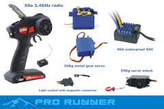 RGT Pro Runner 1:10 2.4GHz (červený)
