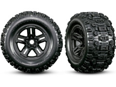 Traxxas Sledge 1:8 RTR s belted pneu (modrý)