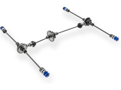 Traxxas Sledge 1:8 RTR s belted pneu (modrý)