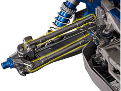 Traxxas Sledge 1:8 RTR s belted pneu (modrý)