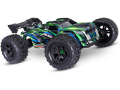 Traxxas Sledge 1:8 RTR s belted pneu (zelený)