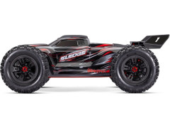 Traxxas Sledge 1:8 RTR s belted pneu (červený)