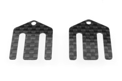 (RDRP0635) B7 set karbonových podložek předního držáku ramen (0.5/1mm)
