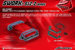 (SW342007) SWORKz uhlíkový držák baterie (1ks)