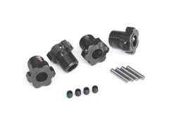 (TRA8654-GRAY) Traxxas náboj kola hliníkový šedý 17mm (4ks)