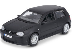 Maisto Volkswagen Golf R32 1:24 černá matná