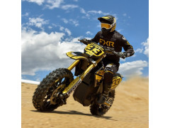 (PRO1022910) Pro-Line kolo s pneu Dunlop Geomax MX33 V2 Bead CR4 přední, disk černý: PM-MX