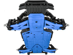 (PRO639506) Pro-Line kluzná deska přední a zadní Bash Armor modrá: Arrma 3S