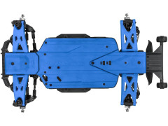 (PRO639506) Pro-Line kluzná deska přední a zadní Bash Armor modrá: Arrma 3S