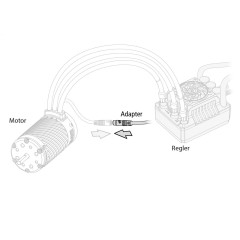(HW30810007) Senzorový kabel - redukce k motoru (2)