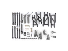 (TRA9180-GRAY) Traxxas konverzní sada podvozku HD šedá (Rustler a Stampede)