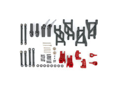 (TRA9182-RED) Traxxas konverzní sada podvozku HD červená (pro Bandit a Drag Slash)