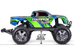 Traxxas Stampede 1:10 HD RTR (zelený)