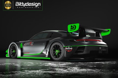 (BDGT-190PGT3R) Karoserie čirá P-GT3R 190mm