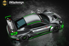 (BDGT-190PGT3R) Karoserie čirá P-GT3R 190mm