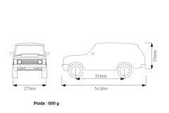 (HT-SU1803051) Karoserie Land Rover First Gen 5-door ABS