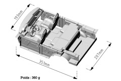 (HT-SU1803054) Kompletní interiér pro ABS karoserii Land Rover Discovery