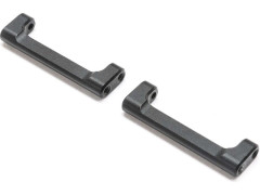 (LOS311016) Losi příčka věže tlumičů hliník, černá: Mini LMT (2ks)