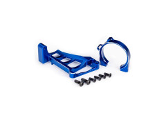 (TRA10261-BLUE) Traxxas držák motoru hliníkový modrý (pro TRA3461)