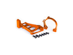 (TRA10261-ORNG) Traxxas držák motoru hliníkový oranžový (pro TRA3461)