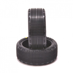 (U6907) Pneu Buggy Schumacher 1:10 Shard - žlutá směs, přední 4WD (2ks)