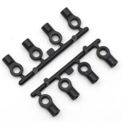 (YA-0563) Plastové kloubky 4.8x10mm, černé (8ks)