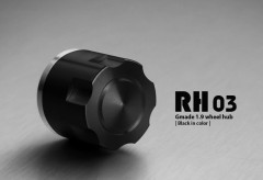 (GM70134) 1.9 RH03 Wheel Hubs (Black) (4ks)