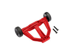 (TRA10776-RED) Traxxas kolečka opěrná červená (sestava)