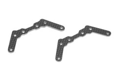 (NBA275) Carten uhlíková deska pro sloupky karoserie (2ks)