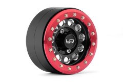 (WL-0117RD) Disky 1.9 Aluminum CNC F-RG Beadlock, červené (2ks)