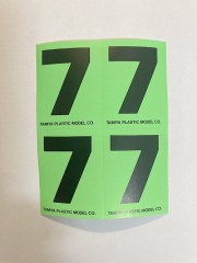 (66547-1) Polepy čísla 7 (4ks)