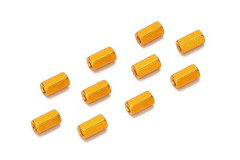 (NBA318) Carten hliníkový šestihran 5.5x10mm (10ks)
