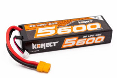 (KN-LP2S5600-XT60) Konect LiPo 5600mAh 7.4V 60C 2S1P 41.4Wh (XT60)