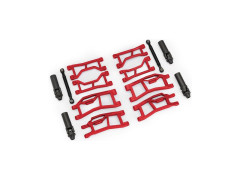 (TRA10790-RED) Traxxas sada závesů kol Mini Wide Maxx červená