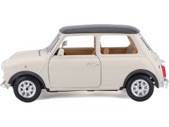 Bburago Mini Cooper 1969 1:18 krémová (2)