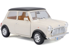 Bburago Mini Cooper 1969 1:18 krémová (9)