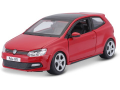 Bburago Plus VW Polo GTI Mark 5 1:24 červená