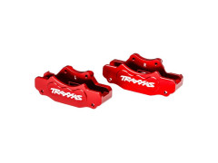 (TRA10951-RED) Traxxas třmen přední brzdy hliníkový červený (pár)