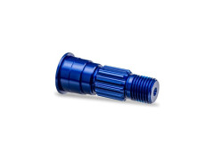 (TRA10953-BLUE) Traxxas hřídel předního kola hliníková modrá