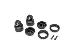 (TRA10965) Traxxas hlava tlumiče GT-Maxx, spodní misky, matice (pro 2 tlumiče)